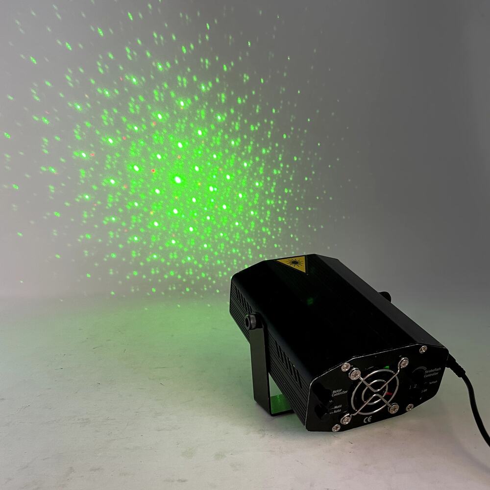 Stroboflash Controller Mini Laser Projector Stage Light Green Red